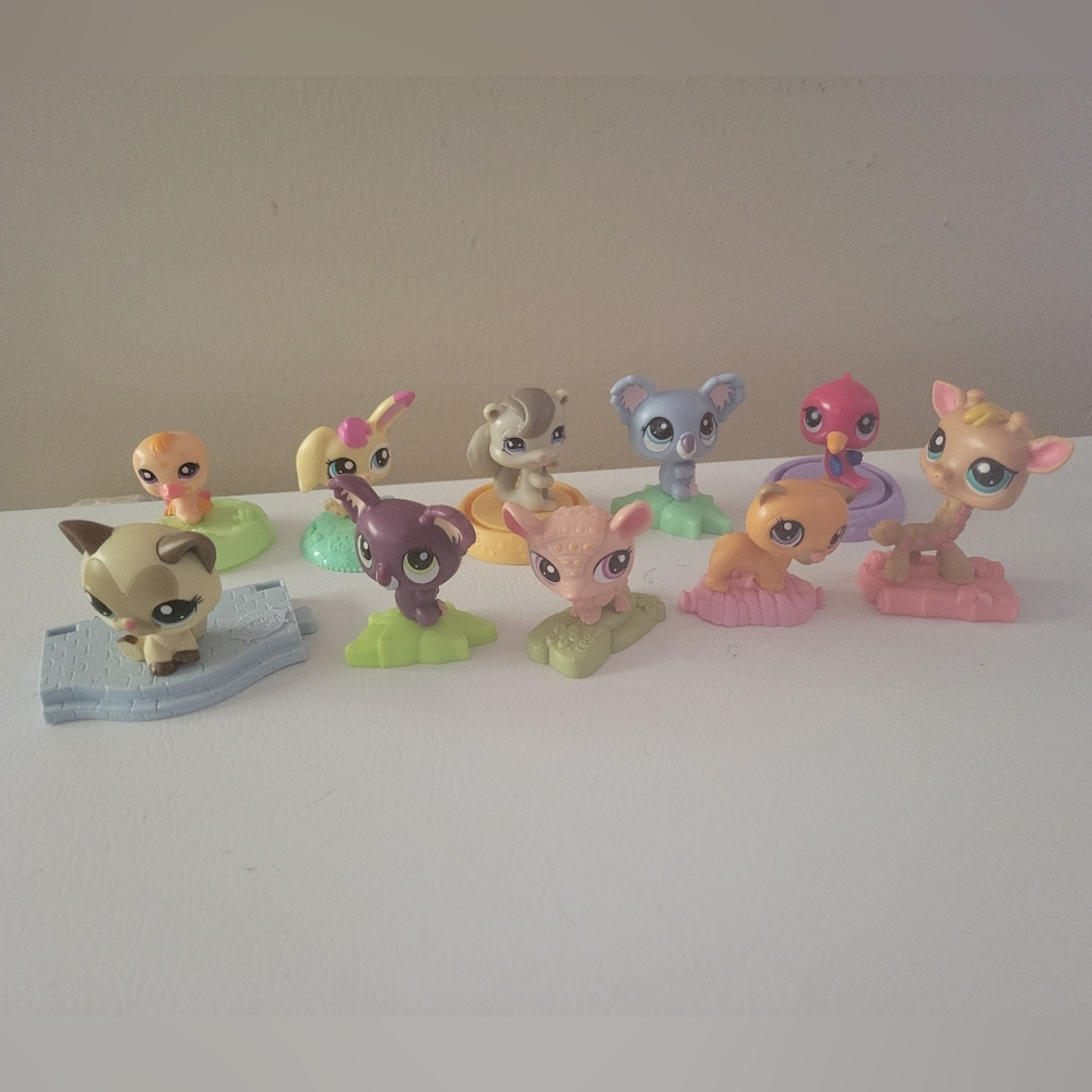 Littlest Pet Shop McDonald's Toys Set of 10